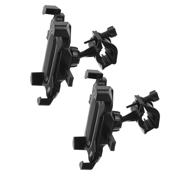 Raindrops 2pcs Bike Phones Holder Motorcycle Phone Mount Quick Install Handlebar Phone Holder Adjustable Motorbike Phone Holder For Smartphones