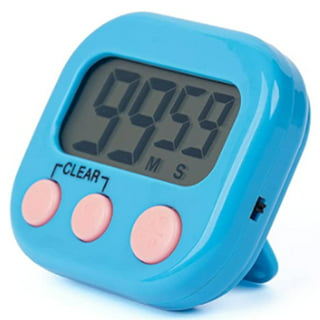 1pc Mini Portable Visual Time Management Electronic Stopwatch Kitchen  Cooking Beauty Timer Silent Student Timer