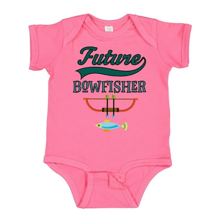 

Inktastic Future Bow Fisher Hunting Fishing Gift Baby Boy Bodysuit