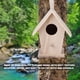 thumbnail image 4 of Pajarera, Casa De Pájaros De Madera, Césped A Prueba De Humedad Para Periquito Africano De Jardín OTVIAP Bird House, 4 of 8
