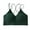 Green, variant on KIHOUT Bras For Women Plus Size Women's Embroidered Glossy Comfortable Breathable Bra Underwear No Rims Set Discount