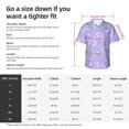 thumbnail image 6 of Hawaiian Shirt for Men, fish dragon iridescent scale Summer Shirts for Men, Mens Button Down Short Sleeve Shirt, 6 of 7