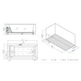 thumbnail image 2 of EAGO AM152ETL-5 5 ft Clear Rectangular Acrylic Whirlpool Bathtub, 2 of 7