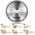 thumbnail image 3 of Hoja de sierra circular de metal duro de 48 dientes y 60 dientes con orificio para madera natural, juego de 2 hojas de sierra circular de 250 x 30 mm² para madera contrachapada de madera dura, 3 of 5