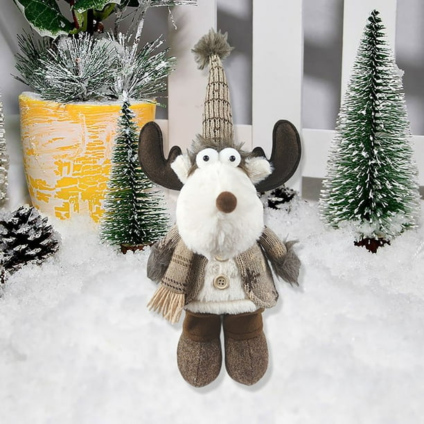 Christmas Luminous Snowman, Santa Claus, Deer Dolls, Christmas Dolls Scene Decoration Props, Christmas Gifts