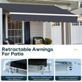 thumbnail image 3 of 13.1'x8.2' Patio Awning Retractable, 3 of 7