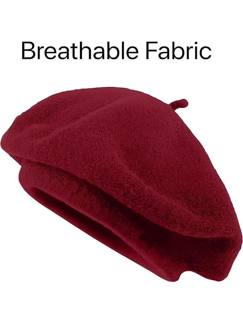&nbsp;Ladies Solid Colored French Beret - Walmart.com display picture 2