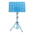 thumbnail image 1 of HILABEE Support de Partitions Réglable en Hauteur Portable Antidérapant Installation Simple Support de Livres de Musique Pliable pour Guitare de Groupe Ukulélé Violon Bleu, 1 of 9
