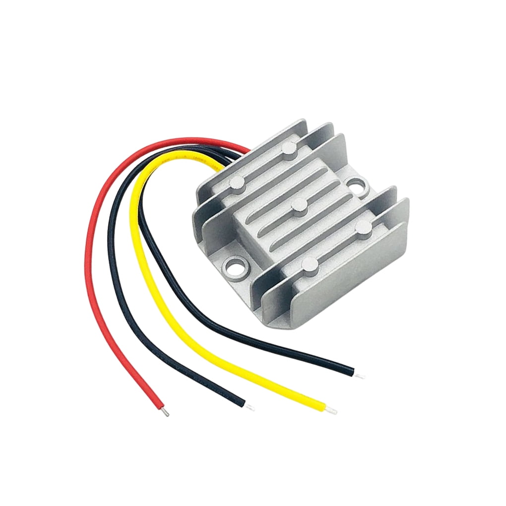 cusimax Metal Car DC to DC Converter Detachable Replacement 12V/24V to