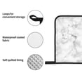 thumbnail image 5 of ZICANCN Oven Mitts and Pot Holders Sets, White Marble Line Texture Baking Sets Kitchen Heat Resistant 4 Pieces, 5 of 8