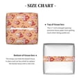 thumbnail image 4 of Goofa Mushroom Tissue Box Cover PVC Leather Tissue Holder Square Facial Tissue Case Facial Paper Organizer Dispenser for Bathroom, Vanity Countertop, 4 of 8