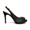 thumbnail image 2 of Zapatos DREAM PAIRS Tacones Altos Plataforma Abiertos con Punta y Tira en el Talón, 2 of 6