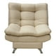 thumbnail image 1 of Sillón Individual Moderno Ocasional Reclinable 3 posiciones NORVAL  estructura de madera patas metálicas tela de Lino, 1 of 8