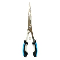 Multi-Functional Long-Nose Fishing Pliers, Stainless Steel Fish Pliers for Hook Removal & Line Cutting