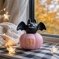 thumbnail image 7 of Home Decorations, Halloween Pumpkin Decor, Spooky Halloween Decor, Halloween Party Decor, Orange Resin Mustache Pumpkin Ornament, Tabletop Accent for Halloween Holiday Party Home, 7 of 7