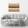 thumbnail image 5 of Hirioo Colorful Pastel Stripes Print Tapestry Lightweight Fabric for Bedroom Aesthetic Home Wall Dorm Décor Living Room Decor 29x37 Inch, 5 of 8
