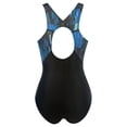 thumbnail image 4 of GDREDA One Piece Swimsuit High Performance Athletic Swimsuit for Women Racing Design with Secure Fit and Triangle Backless Style Blue,L, 4 of 7