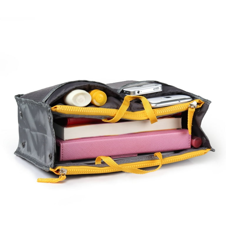 OAVQHLG3B Insert Bags Handbag Tote Purse Organizer 10 Pockets Bag In Bag  Travel Storage 
