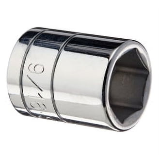 SK Hand Tool 1/2-Inch Drive Deep Socket - 6 Point, 1-5/16-Inch Size, SuperKrome Chrome Finish