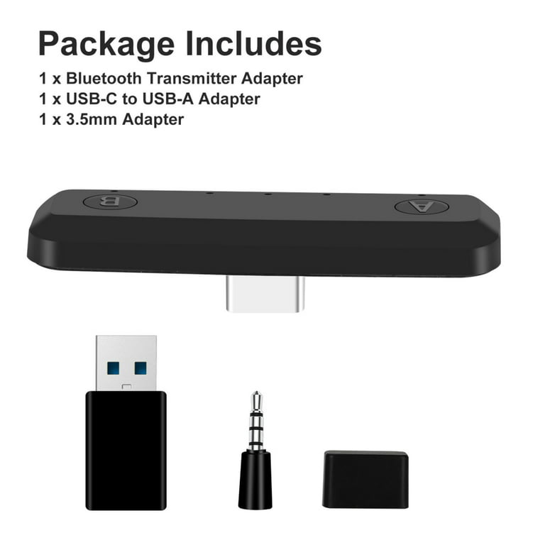 Clé Audio USB Bluetooth 5.2 Dongle pour TV-Tours PC-PS4-PS5