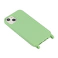 thumbnail image 6 of Allytechgroup Crossbody Lanyard Strap Case For Apple iPhone 15, Ultra Slim Colorful Case for Women Girls, Non-Slip Shockproof Silicone Soft Cover Case for iPhone 15 - Lightgreen, 6 of 8