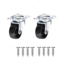 thumbnail image 1 of 2/4 Pcs Roulettes Pivotantes Robustes Silencieuses pour Meubles Roulettes Rotatives avec Verrou de Sécurité Frein pour Table Chaise Canapé, Fiable, 1 of 6