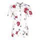 thumbnail image 3 of Gibobby Camisas De Vestir Blusa de camisa corta con bolsillo Blusa de mujer de talla grande con estampado de manga fácil para mujer（Blanco， M), 3 of 5