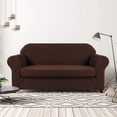 thumbnail image 2 of CHUN YI Stretch 2-Piece Checks Sofa Cover with Cushion Cover Slipcover, 2 of 6