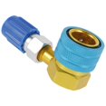 thumbnail image 1 of AMERTEER R1234YF Low Side Coupler Aluminum Alloy AC Hose Adapter Stable Car Air Conditioning Fitting Connector Quick Coupler Adapter for Car Air Conditioning (Silver/B), 1 of 10