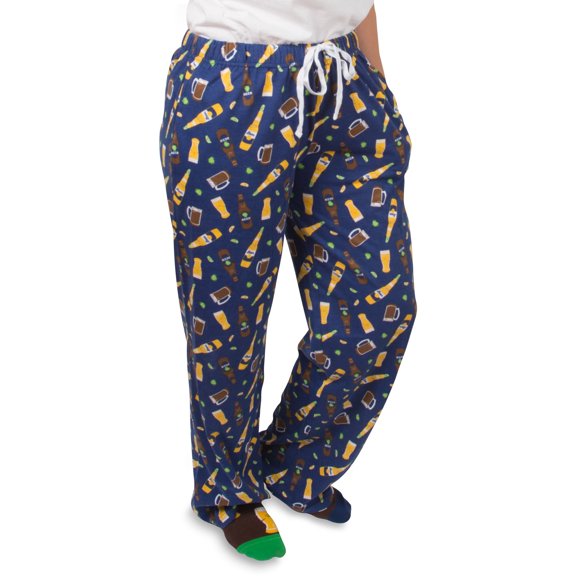 Pavilion Gift Company - Beer - XS Blue Unisex Lounge Pants