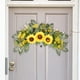 thumbnail image 1 of Arco de flores para boda, corona de primavera y verano, girasol, guirnalda floral artificial decorativa para interiores y exteriores, telón de fondo, 1 of 8