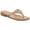 Platino Smooth, variant on Womens Brandiie Faux Leather Flip-Flop Thong Sandals