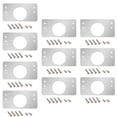thumbnail image 1 of Cabinet Hinge Repair Plate Hinge Side Plate Repair Tool Kit With Mounting Screws, 1 of 5