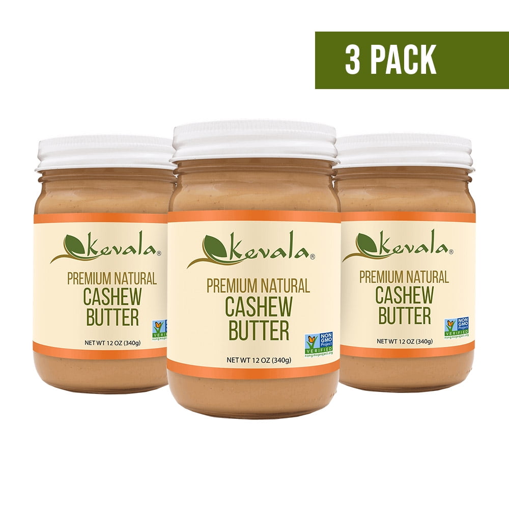 (3 Pack) Kevala Cashew Butter 12 oz