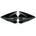 thumbnail image 2 of 2x Car Side Wing Mirror Covers Cap For Seat Leon MK3 MK3.5 5F ST FR Cupra 2013-2019 Rearview Mirror Glossy Black / Carbon Fiber, 2 of 7