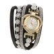 thumbnail image 1 of 5xWomen Pulsera De Cristal De Lujo Reloj De Pulsera Señora Reloj Analógico Joyería Negro 5 piezas, 1 of 8