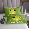 thumbnail image 3 of Erosebridal Frog Prince Coverlet Set Queen, Fairy Tale Bedding Set, Cute Animal Bedroom Decor 3pcs, 3 of 5