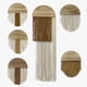 thumbnail image 3 of Nvzi Decoración bohemia para colgar en la pared con macramé, adorno de madera bohemio con borla larga, arte de pared para dormitorio, guardería, sala de estar, regalo, E, 3 of 4