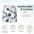 thumbnail image 5 of Lsque Mens Swim Trunks Sea Turtle Pattern - Bathing Suit Compression Liner - Beach Swim Shorts Swimwear - (S-3XL) - Stretch Quick Dry -3X-Large, 5 of 9