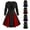 Blue, variant on DDAPJ pyju Gothic Steampunk Dresses for Women Victorian Queen Ball Gown Masquerade Dress Party Dresses Flash Sale of Today Wine S