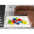 thumbnail image 2 of Colorful Building Blocks Rugs, Boy Room Rugs, Building Blocks Rug, Kids Room Rug, Nursery Rug, Rug, Salon Rug, Personalized Rug, 1.7'x2.3' - 50x70 cm, 2 of 5