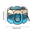 thumbnail image 3 of Ovzne Foldable Octagonal Pet Fence - Scratch-Resistant Cloth Dog Cage Tent For Puppy Delivery Room, 3 of 6