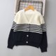 thumbnail image 1 of Cowsor Unisex Boys Girls Cardigans Sweater V-Neck Long Sleeve School Uniforms Button Knit Tops, 1 of 7