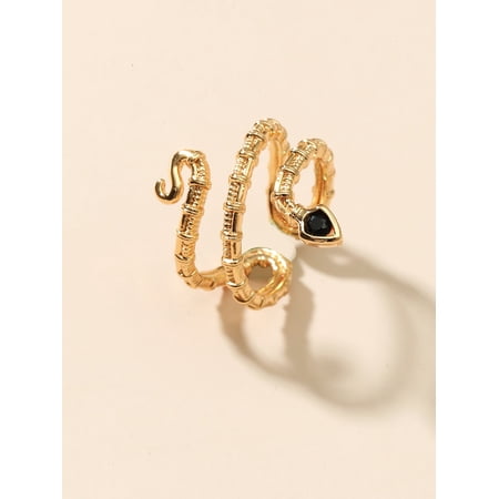 Personalized Womens Geometric Ring: European Style Copper and Zircon Ring, Electroplated Finish, Simple Wild Fashion Design