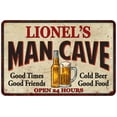 thumbnail image 1 of LIONEL'S Man Cave Metal Sign Wall Decor Gift 8x12 208120011423, 1 of 1