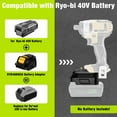 thumbnail image 3 of Adaptador de Batería para Ryobi 40V Batería Li-ion Convierte a Funcionamiento para Mil*wau*kee 18V Herramientas Eléctricas Inalámbricas, 3 of 8
