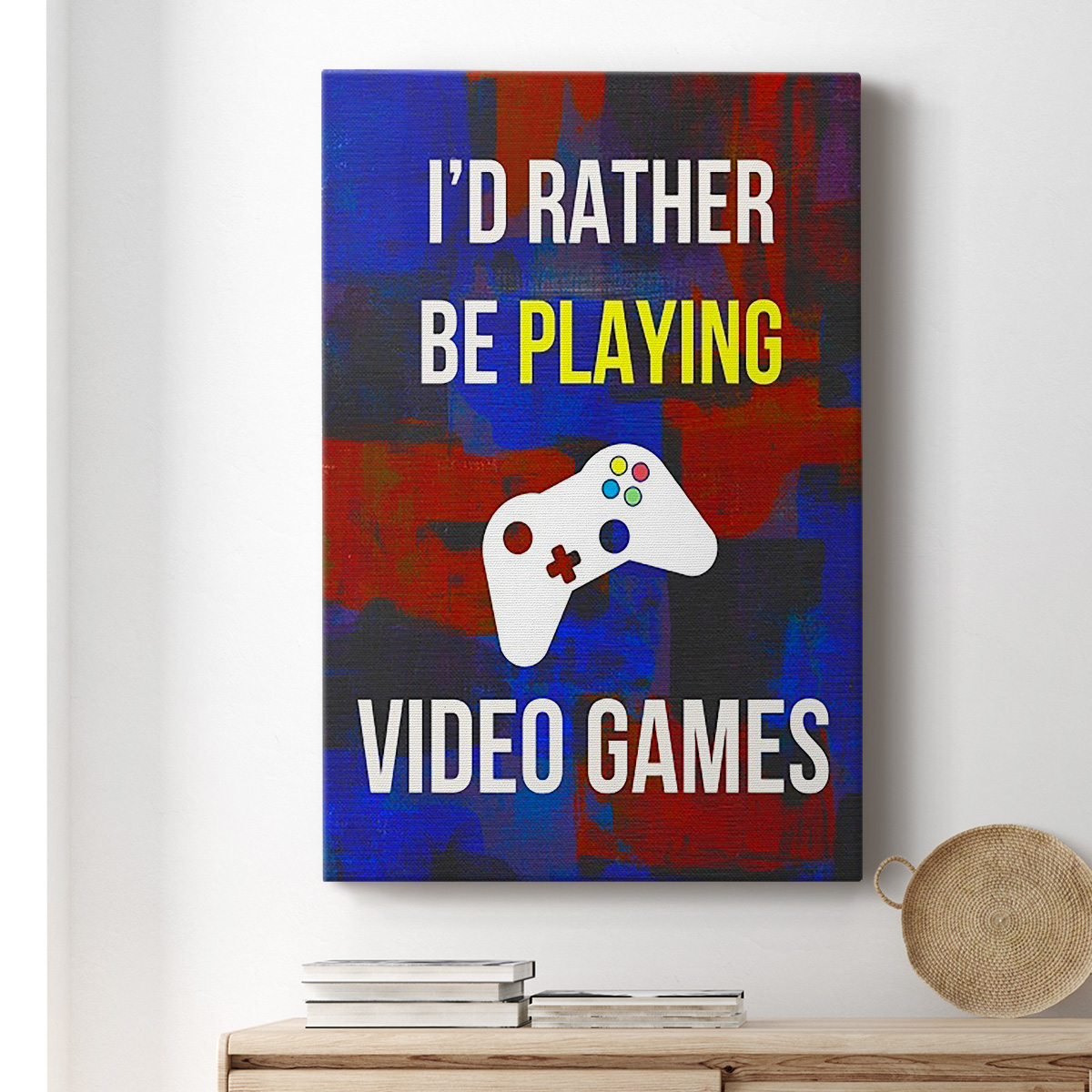 Gamer at Play III Premium Gallery Wrapped Canvas - Ready to Hang