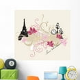 thumbnail image 1 of Paris Wall Mural by Wallmonkeys Peel and Stick Graphic (48 in W x 39 in H) WM278597, 1 of 4