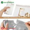 thumbnail image 6 of 50 100 pcs 13 Gallon White Bunny Print Style Small Drawstring Trash Bags for Trash Can Liners for Bathroom Kitchen Bedroom Office, 6 of 7