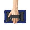 thumbnail image 3 of ELEHOLD Rugged Hand Strap Case Compatible with Samsung Galaxy Tab A7 Lite 8.7 inch T220 T225,PC+TPU with Heavy Duty Protection Kickstand Shockproof Cover ,Darkblue, 3 of 7